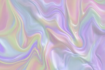 Poster - Fluid pastel colors flowing abstract background