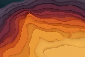 Aufkleber - abstract colorful layers wave background design