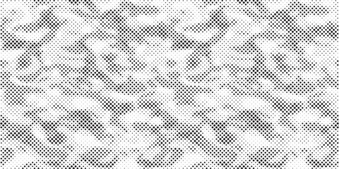 Aufkleber - Seamless camouflage pattern. Repeating digital dotted hexagonal camo military texture background. Abstract modern fabric textile ornament. Vector illustration.