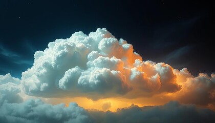 Poster - Vast cloud funneling data streams through layered filters,  analytics,  technology