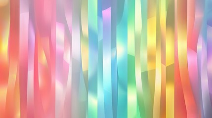 Poster - Glowing neon gradient pattern banner with smooth neon transitions, background wallpaper AI generated image