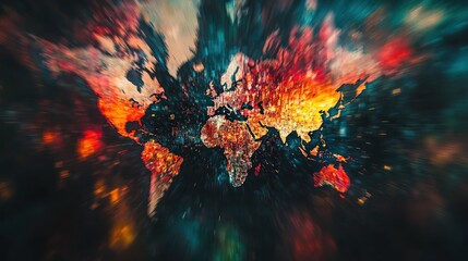 Poster - Global Network: A Vivid Visualization of Worldwide Connectivity