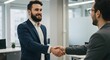 © Joa - Office worker shaking a hand
