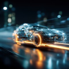 Poster - Using advanced technology to promote innovation and accelerate business growth and efficiency.