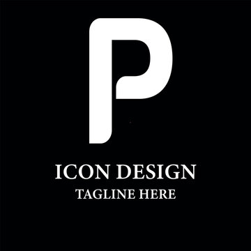 Letter P Big Logo Design Creative Modern logos design