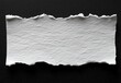 © Wirestock - AI-generated torn white paper on black background