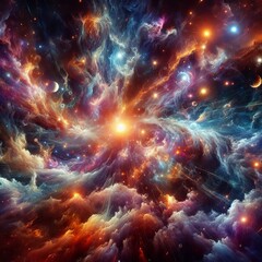 Wall Mural - Celestial Symphony light and sound
