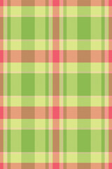 Poster - Vibrant pastel plaid pattern.  Perfect for textile design, springsummer projects, or adding a touch of cheerful energy to any project.