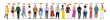 © Eliza_Nika - Diverse happy people say hello in different languages. Speech bubbles. Vector illustration Not AI generated