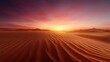 © Lazar - A breathtaking view of sand dunes at sunset reveals a spectacular array of colors in the sky, symbolizing the tranquility and beauty of nature’s transformation at dusk.