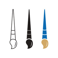 Poster - Paint Brush Icon Set Vector Design.