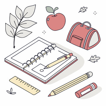 
 Back to school vector background & vector art 