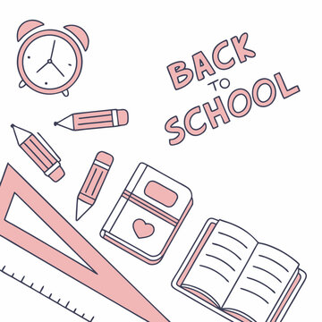 
 Back to school vector background & vector art 