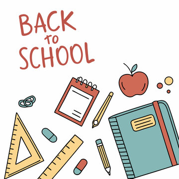 
 Back to school vector background & vector art 