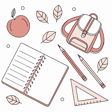 
 Back to school vector background & vector art 
