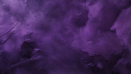 Poster - textured purple background with paint strokes for creative design projects