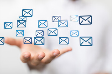 Poster - Seamless email communication.  Instant messaging and global reach.  Reliable and secure.