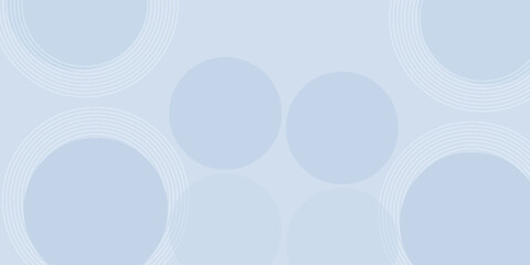 Aufkleber - Abstract blue modern background with circle elements gradient. Digital technology concept..