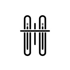 Poster - Icon set featuring minimalistic design with bold lines, perfect for modern applications and user interfaces