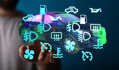 Poster - Understanding your car's dashboard warning lights is crucial for safety and maintenance. Learn what each symbol means.