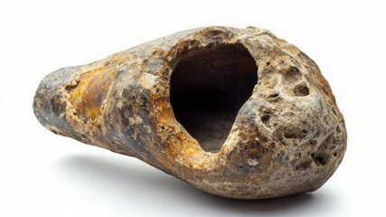 Poster - A natural stone with a circular hole