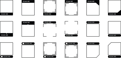 QR Code Frame Template Collection