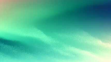 Poster - Tranquil Ombre Background in Serene Seafoam Green and Soft Teal Creates an Atmosphere of Calm and Peace, Perfect for Relaxation and Inspiration
