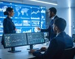 © Lepo - Business team in a modern control room