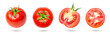 © Amelia NF - Red tomato and tomato slice