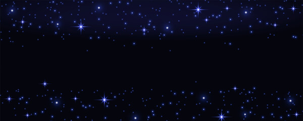 Wall Mural - concept of web banner. magic color galaxy. horizontal space background with realistic nebula, stardu