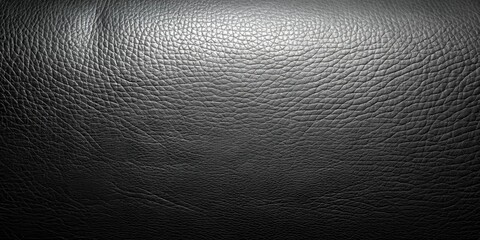 Aufkleber - High-resolution image showcasing the texture of a dark, pebbled leather surface, ideal for design projects and backgrounds