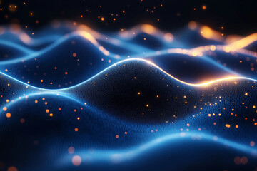Poster - Dynamic abstract wallpaper illustration generative AI