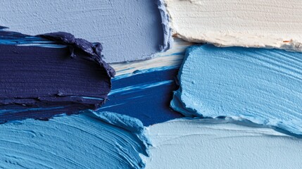 Aufkleber - Vibrant blue gradient background with textured brush patterns for creative design and branding