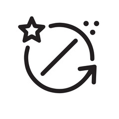 Poster - Concept of Star Icon