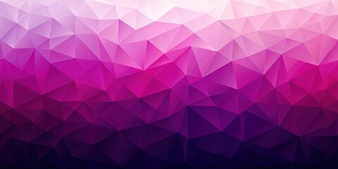 Leinwandbilder - Abstract Low Poly Background with a Gradient of Vivid Pink and Purple Hues