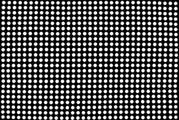 Poster - A polka dot pattern of white dots on a black background