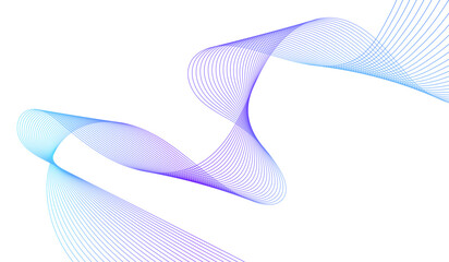 Poster - abstract colorful glowing wave curved lines background. abstract frequency sound wave lines and tech