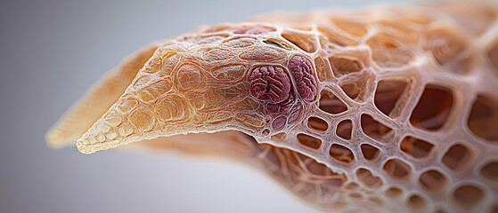 Closeup View Of A Fungus Structure