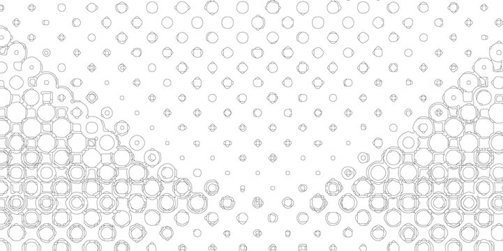Monochrome printing abstract halftone trendy defect overlay creative design texture, seamless white and grey grunge halftone pattern dot background texture overlay distress stroke pattern design.