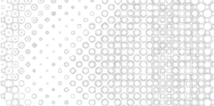 Monochrome printing abstract halftone trendy defect overlay creative design texture, seamless white and grey grunge halftone pattern dot background texture overlay distress stroke pattern design.