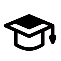 Poster - Graduation cap education academic success university college knowledge learning achievement icon vector