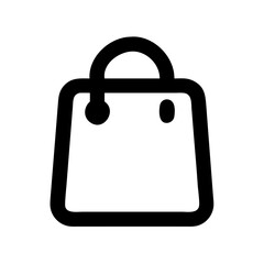 Poster - Shopping bag icon vector illustration for online store retail purchase and commerce design