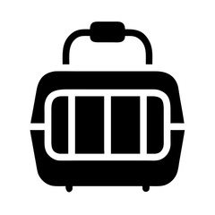 Poster - Black pet carrier pet travel carrier pet transport carrier pet container pet taxi carrier box