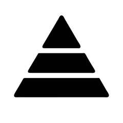 Poster - Download layered pyramid diagram vector illustration for business and presentation use