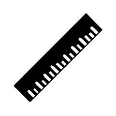 Poster - Explore the precise world of measurement with this ruler scale measuring tool vector design element.