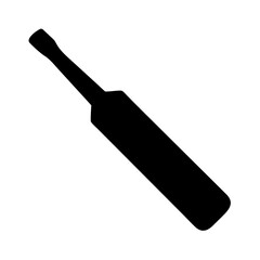 Poster - Find black cricket bat vector illustration for sports equipment and game design needs online now