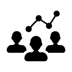 Poster - Team performance analysis and graph showing growth and success in business strategy plan