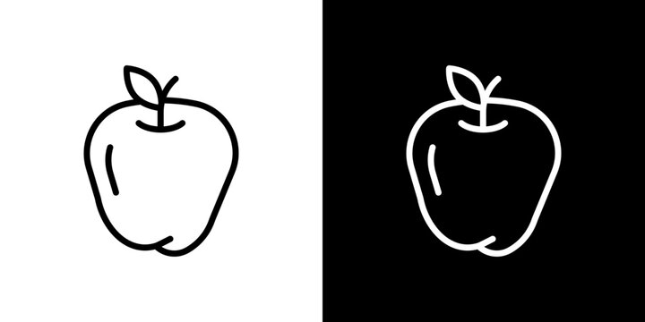 Apple icon symbol concept for graphic design, Website, UI. Svg