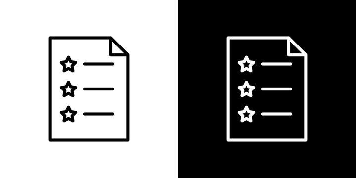 Feedback form icon symbol concept for graphic design, Website, UI. Svg