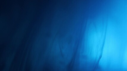 Leinwandbilder - Black drops in the blue liquid, abstraction, dark horror background